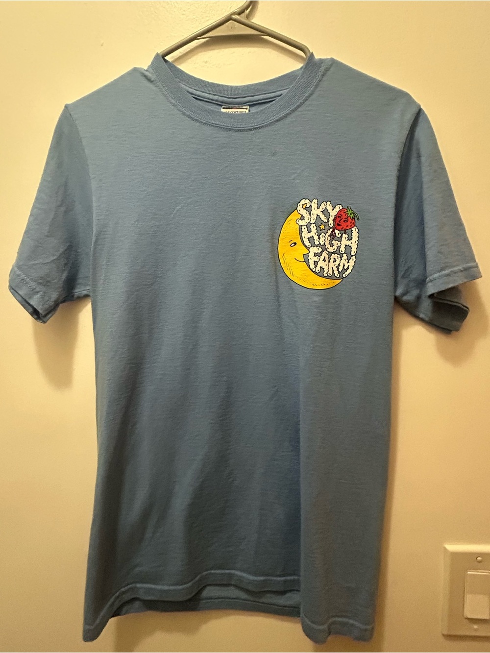 Sky High Farm Blue Graphic Tee -Casual Shirt small